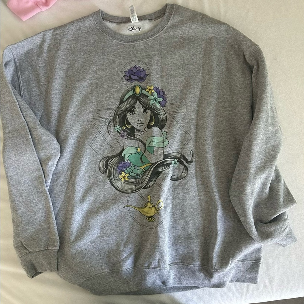 Disney Princess Jasmine Gray Sweatshirt